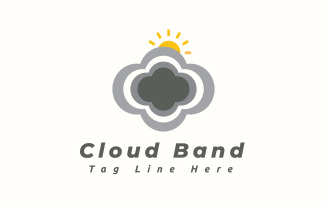 Cloud Band Logo Template