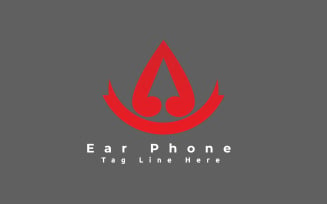 Earphone Logo Template