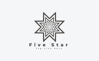 Five Star Logo Template