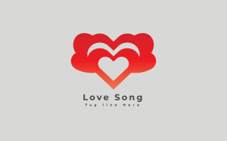 Love Song Logo Template