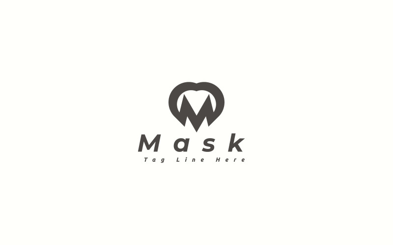 Mask Logo Template