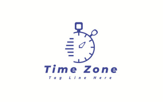 Time Zone Logo Template