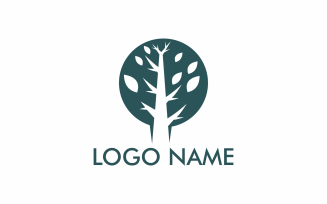 Tree green Logo Template