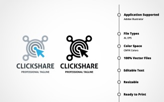 Click Share Logo Template