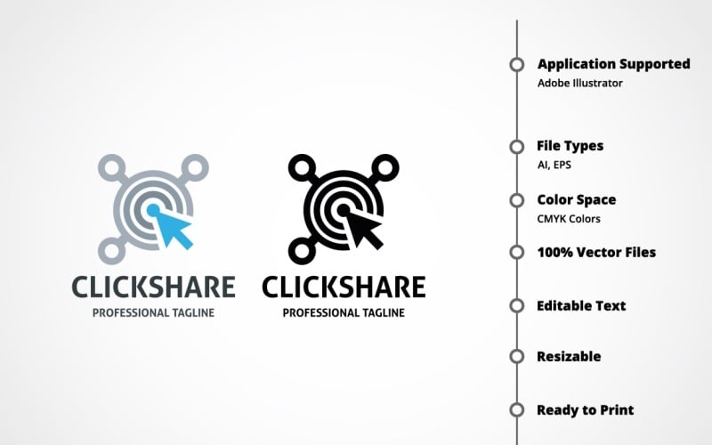 Click Share Logo Template