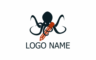 Creative Squid Logo Template