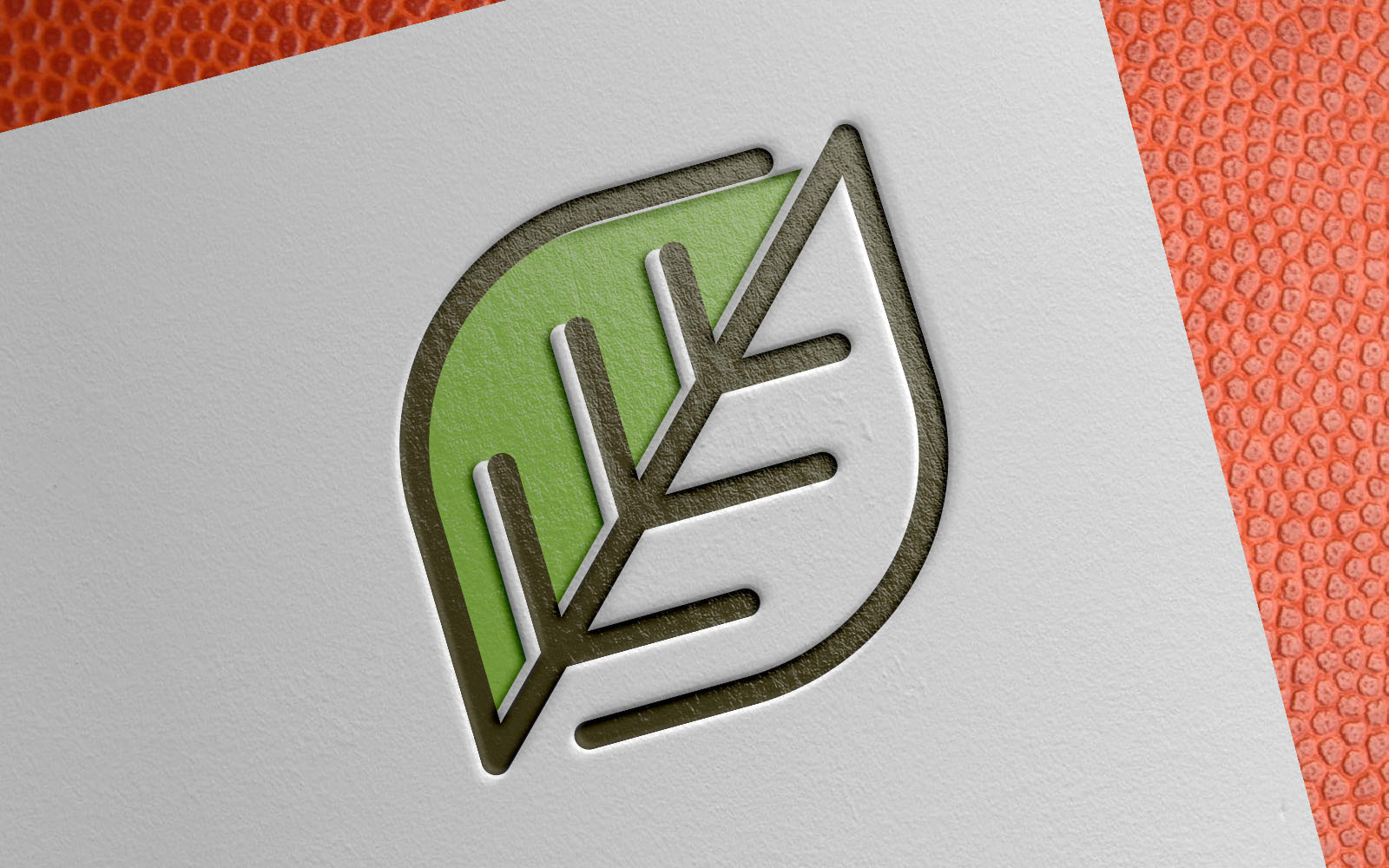 Modern Green Leaf Template de Logotipo №151425