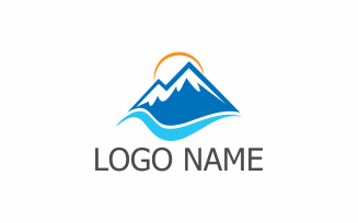 Mountain abstrac Logo Template