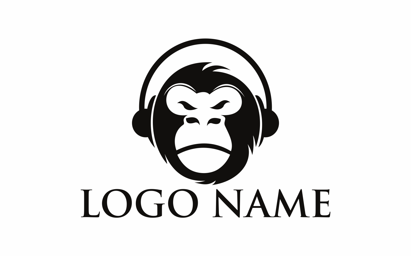 Kit Graphique #151586 Music Gorille Divers Modles Web - Logo template Preview