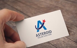 Asteroid (A Letter) Logo Template