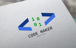 Code Maker Logo Template
