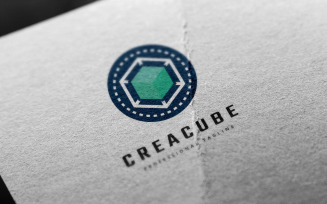 Crea Cube Logo Template