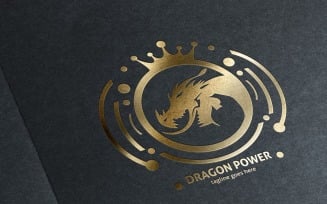 Dragon Power Logo Template