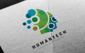 Human Technology Logo Template
