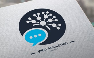 Viral Marketing V2 Logo Template
