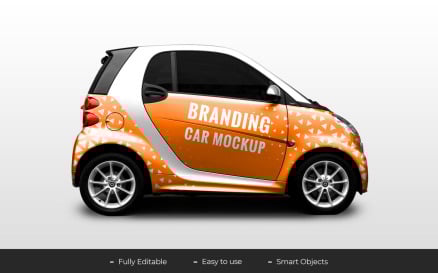 Car Branding Product Mockup