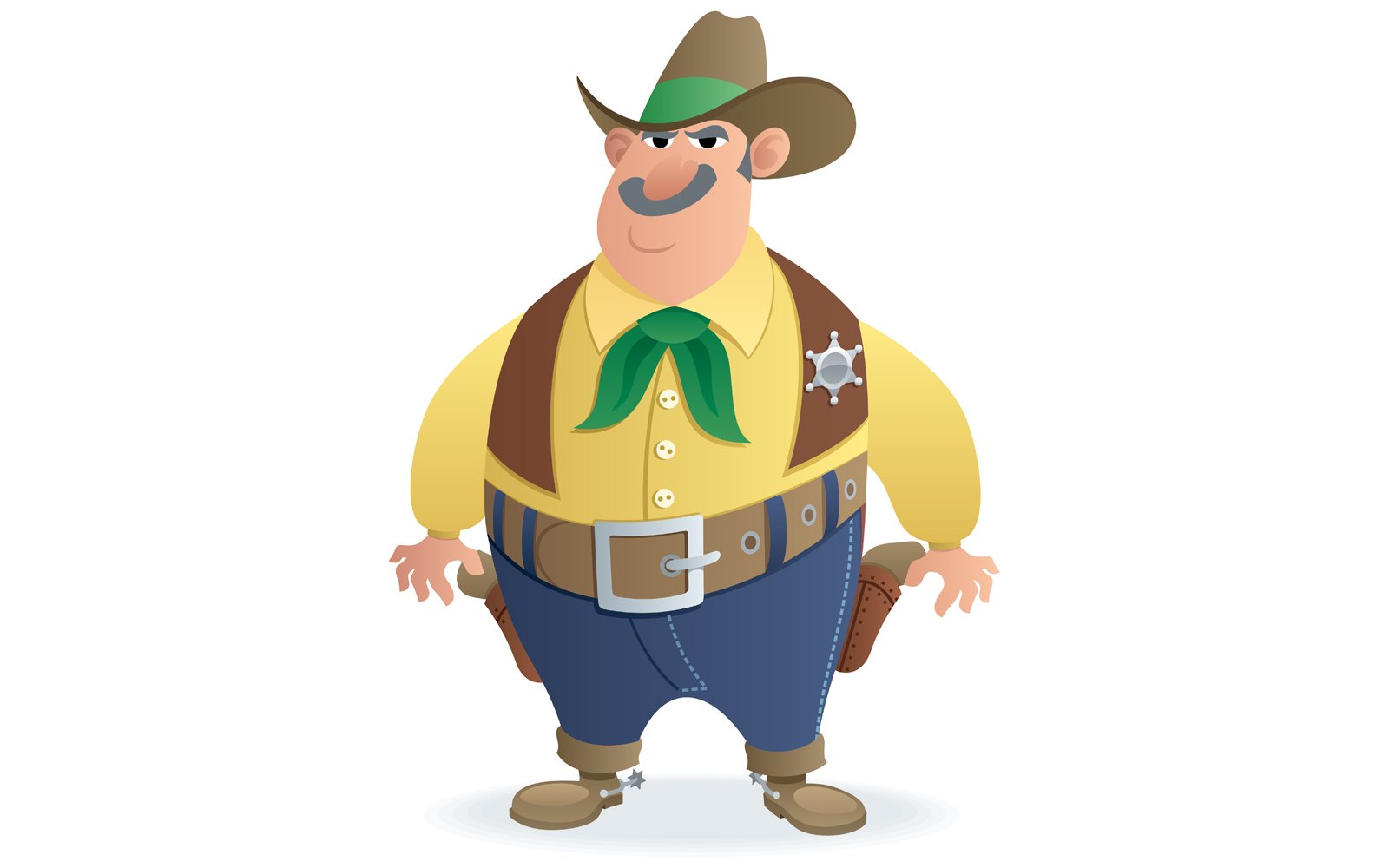 Kit Graphique #151672 Cowboy Sheriff Divers Modles Web - Logo template Preview
