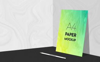 A4 Paper product mockup