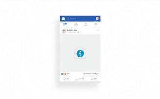 Facebook Post Mobile product mockup