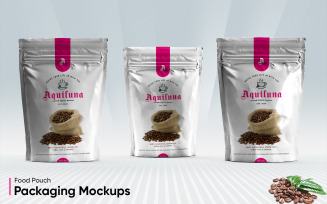 Food Pouch Packaging product mockup