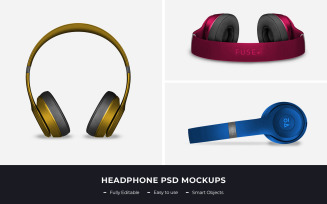 Headphones product mockup