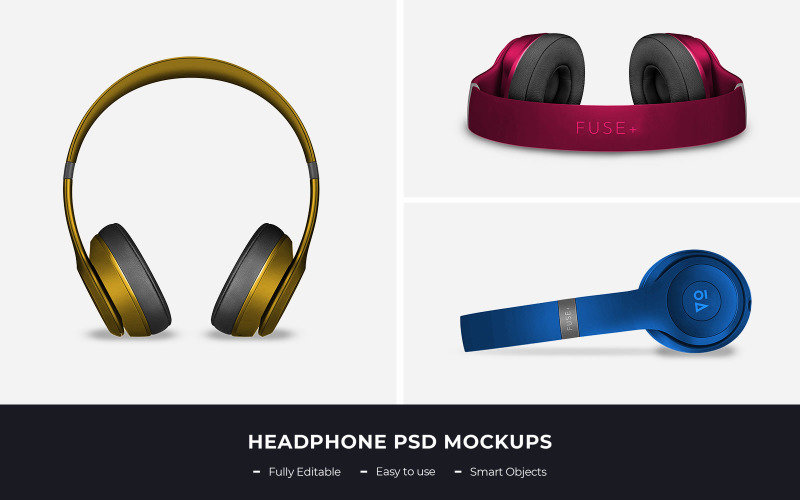 Headphones product mockup Product Mockup