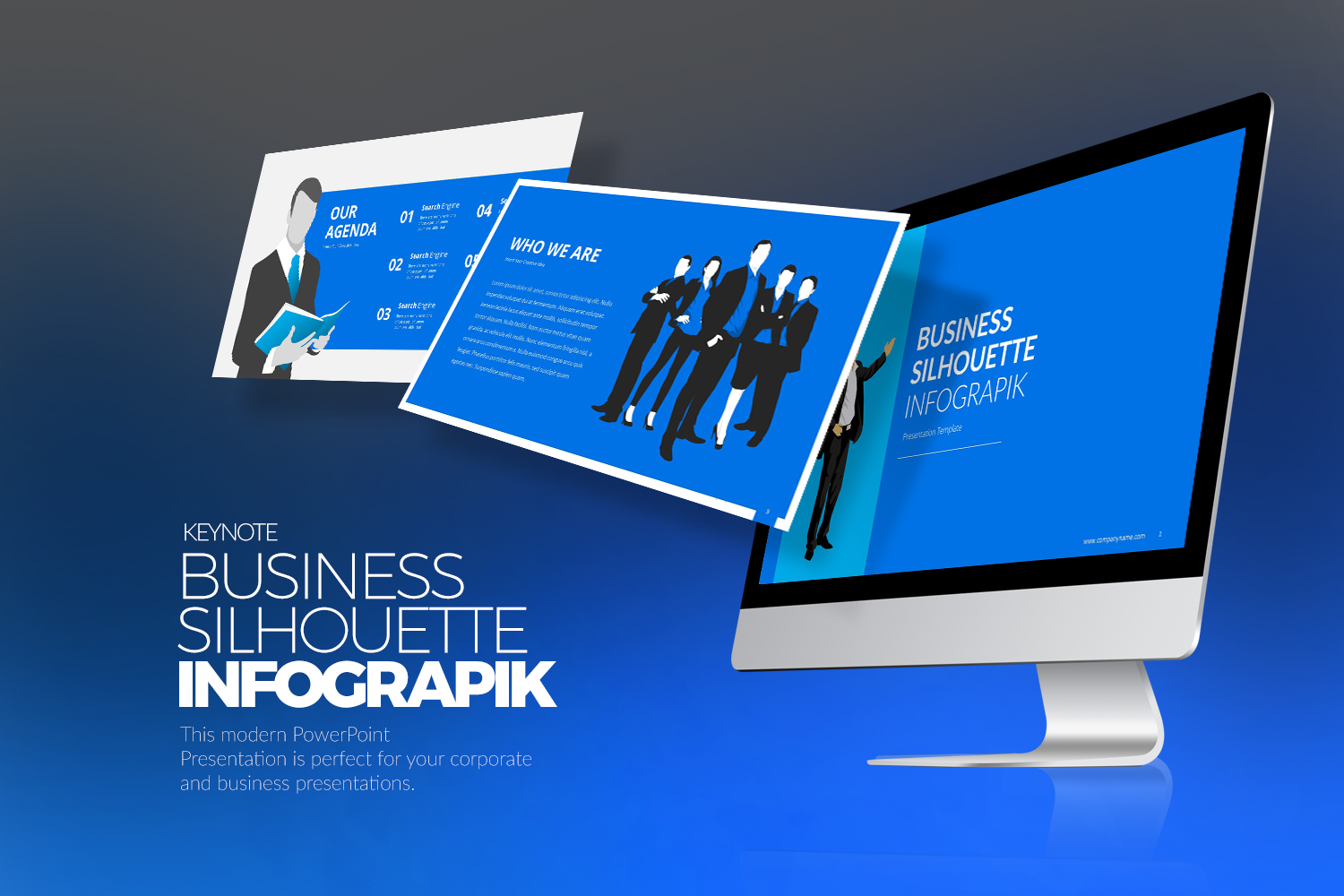 Modello Keynote #151604 "Business Infographic"