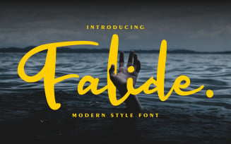 Falide | Modern Style Font
