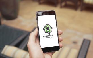 Home Security Logo Template