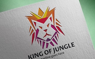 King of Jungle Logo Template