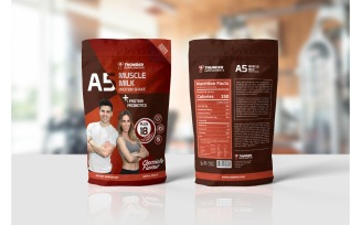 Packaging Muscle Milk - Corporate Identity Template