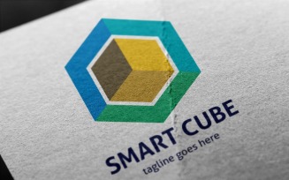 Smart Cube Logo Template
