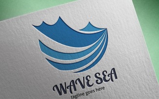 Wave Sea Logo Template