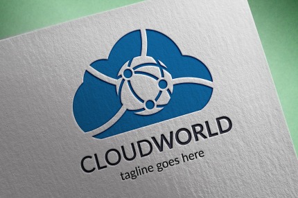 Template #151942 Business Cloud Webdesign Template - Logo template Preview