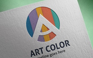 Art Color (Letter A) Logo Template