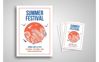 Flyer Summer Festival - Corporate Identity Template