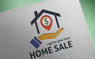 Home Sale Logo Template