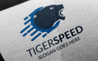 Tiger Speed Logo Template