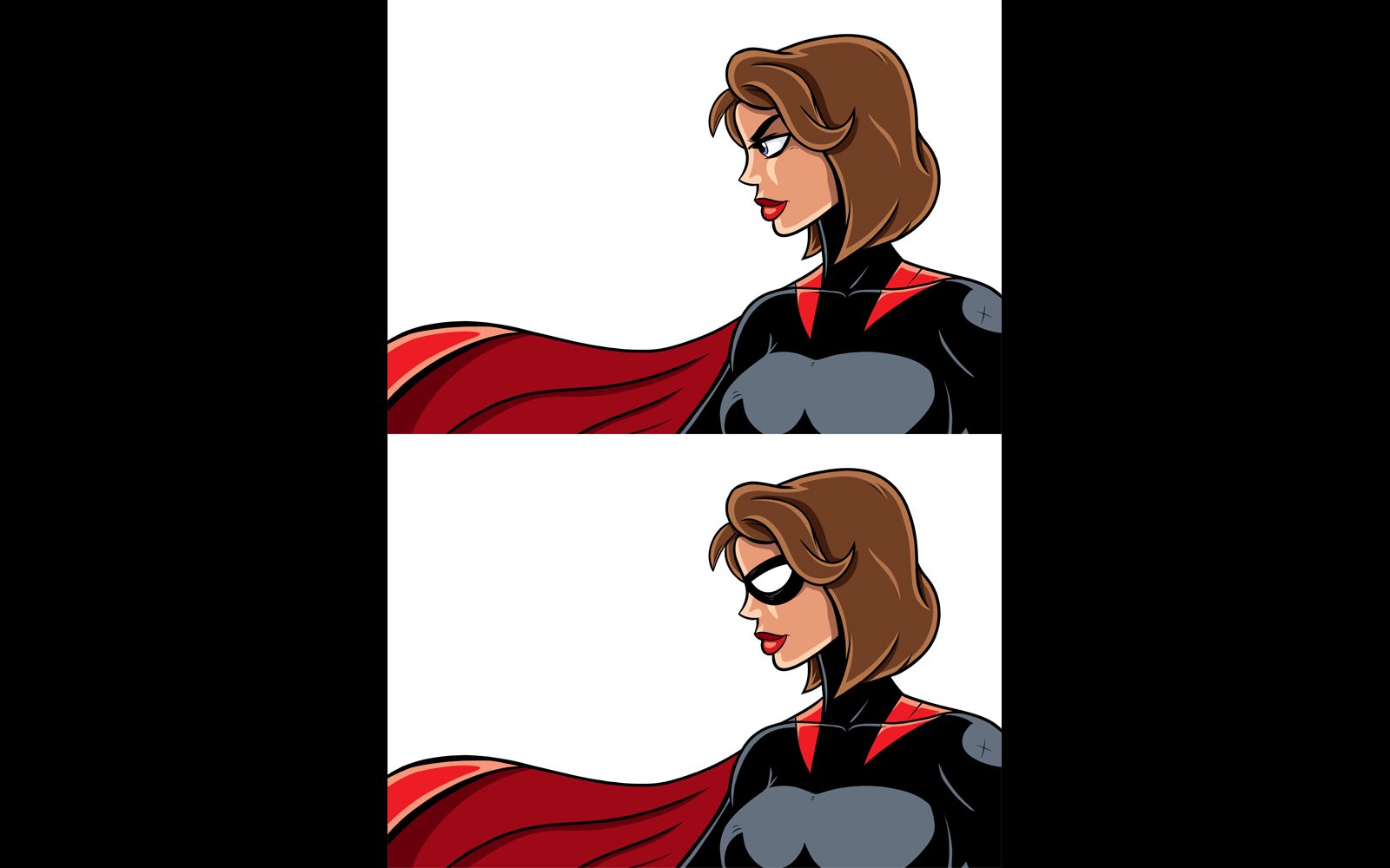 Template #152046 Female Superheroine Webdesign Template - Logo template Preview