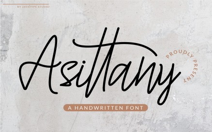 Asittany - A Handwritten Font