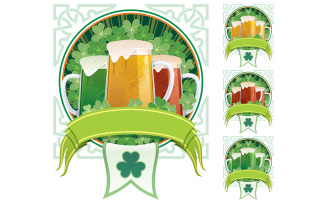 St. Patrick's Beer - Illustration