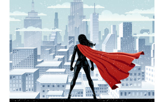 Super Heroine Watch - Illustration