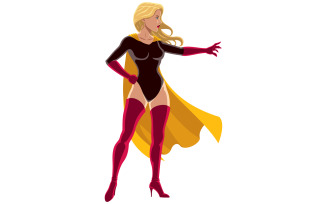 Superheroine Power - Illustration