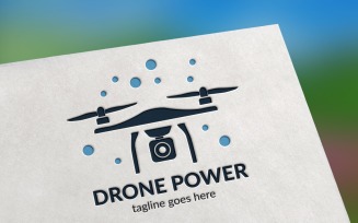 Drone Power Logo Template
