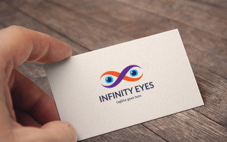 Infinity Eyes Logo Template