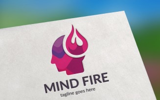 Mind Fire Logo Template