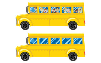 School Bus - Illustration