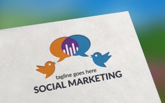 Social Marketing Logo Template