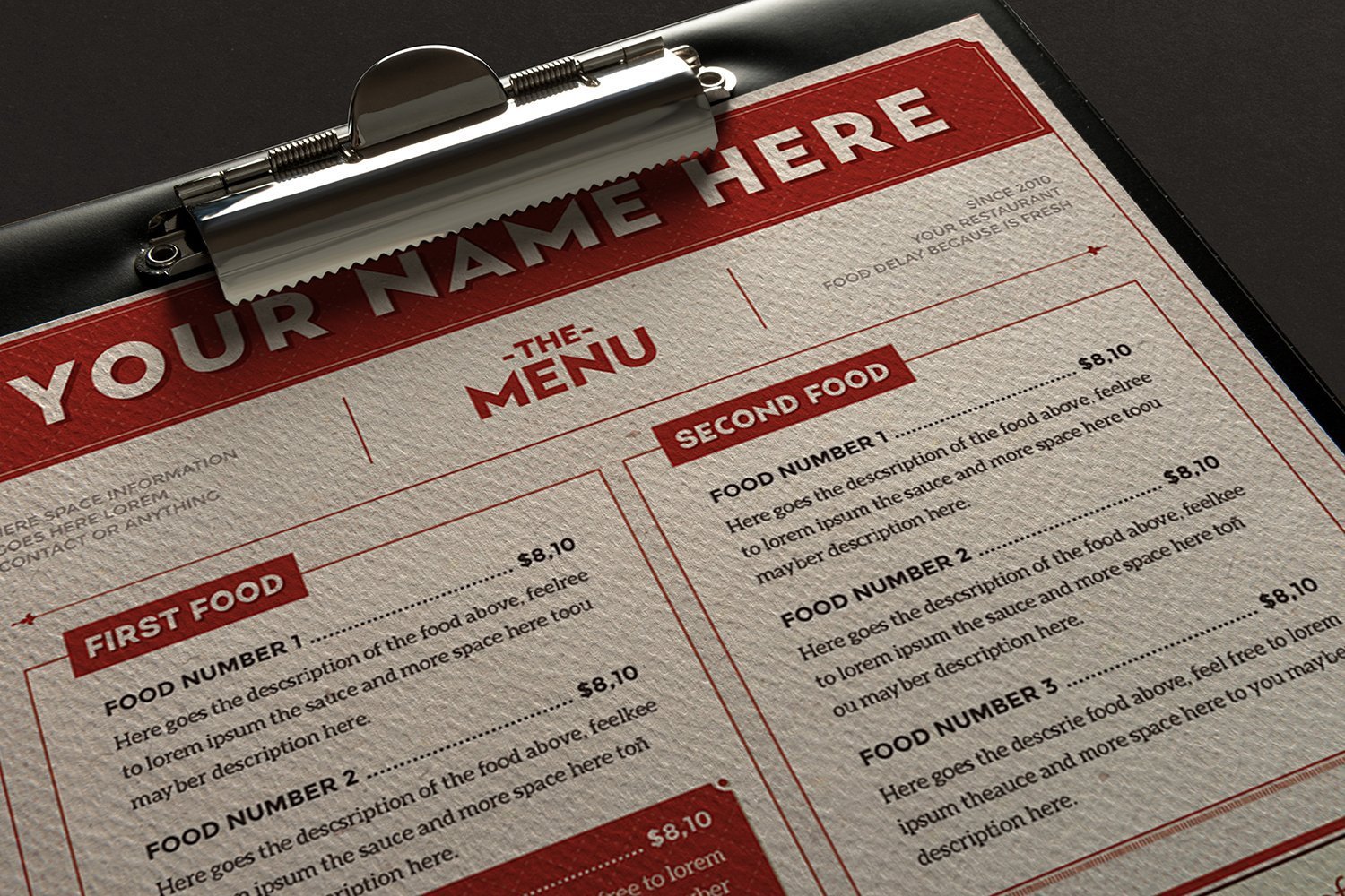 Kit Graphique #152211 Menu Food Divers Modles Web - Logo template Preview