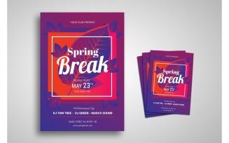 Flyer Spring Break - Corporate Identity Template
